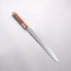 Yu Kurosaki Juhyo Cobalt Special Steel Hammered Sujihiki 270mm Snakewood (with Double Marble Horns) Handle - Seisuke Knife - Slide 2
