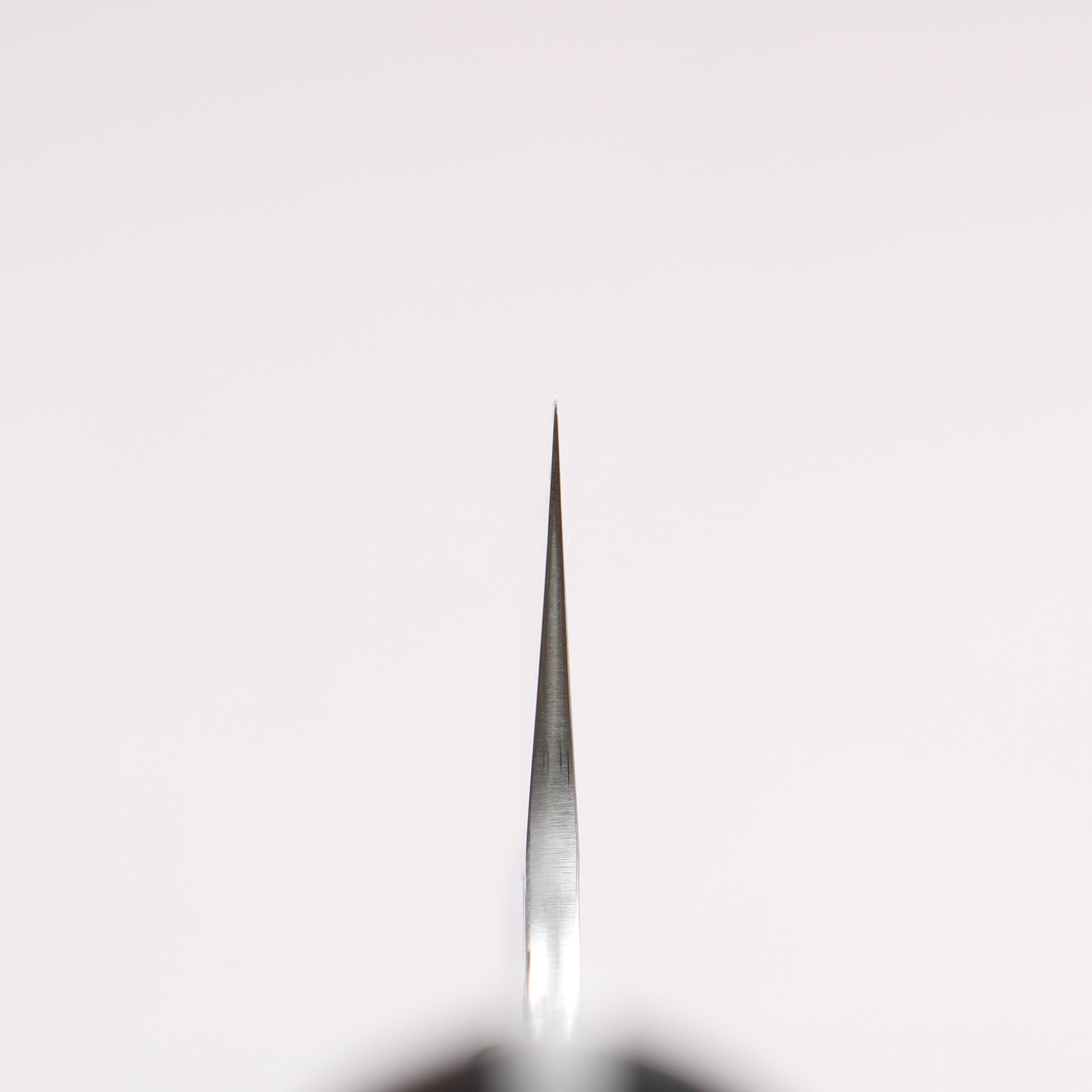 Takeshi Saji SPG STRIX Hammered Migaki Finished Santoku 180mm Brown Black Acrylic Handle - Seisuke Knife