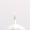 Takeshi Saji SPG STRIX Hammered Migaki Finished Petty-Utility 130mm White Acrylic Handle - Seisuke Knife - Slide 5