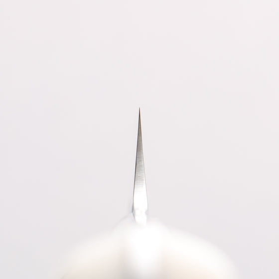 Takeshi Saji SPG STRIX Hammered Migaki Finished Petty-Utility 130mm White Acrylic Handle - Seisuke Knife