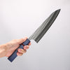 Yoshimi Kato Minamo SG2 Hammered Gyuto 210mm Blue Stabilized Wood (With Red Ring) Handle - Seisuke Knife - Slide 4