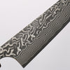Yoshimi Kato SG2 Black Damascus Kiritsuke Petty-Utility 120mm Ebony (White Ring) Handle - Seisuke Knife - Slide 3