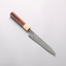  Yoshimi Kato Silver Steel No.3 Hammered Petty-Utility 150mm Honduras (ferrule: White Pakka wood) Handle - Seisuke Knife
