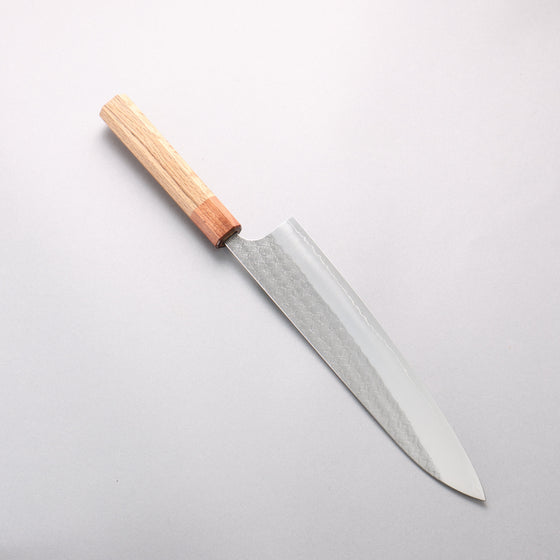 Yoshimi Kato Minamo SG2 Hammered Gyuto 240mm Oak (Ferrule: Rosewood) Handle - Seisuke Knife