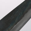 Seisuke Blue Steel No.1 Black Finished Gyuto 210mm Burnt Chestnut (ferrule: Cherry Wood) Handle - Seisuke Knife - Slide 3