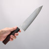 Shibata Takayuki Koutetsu Blue Super Gyuto 210mm Rosewood (Ferrule: Black Pakka Wood) Handle - Seisuke Knife - Slide 4