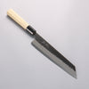 Oul Blue Super Hammered Black Finished Kiritsuke Gyuto 210mm Magnolia Handle - Seisuke Knife - Slide 1