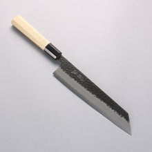 Oul Blue Super Hammered Black Finished Kiritsuke Gyuto 210mm Magnolia Handle - Seisuke Knife