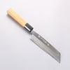 Sakai Takayuki Hakugin INOX Mirrored Finish Mukimono 180mm Yew Handle - Seisuke Knife - Slide 1