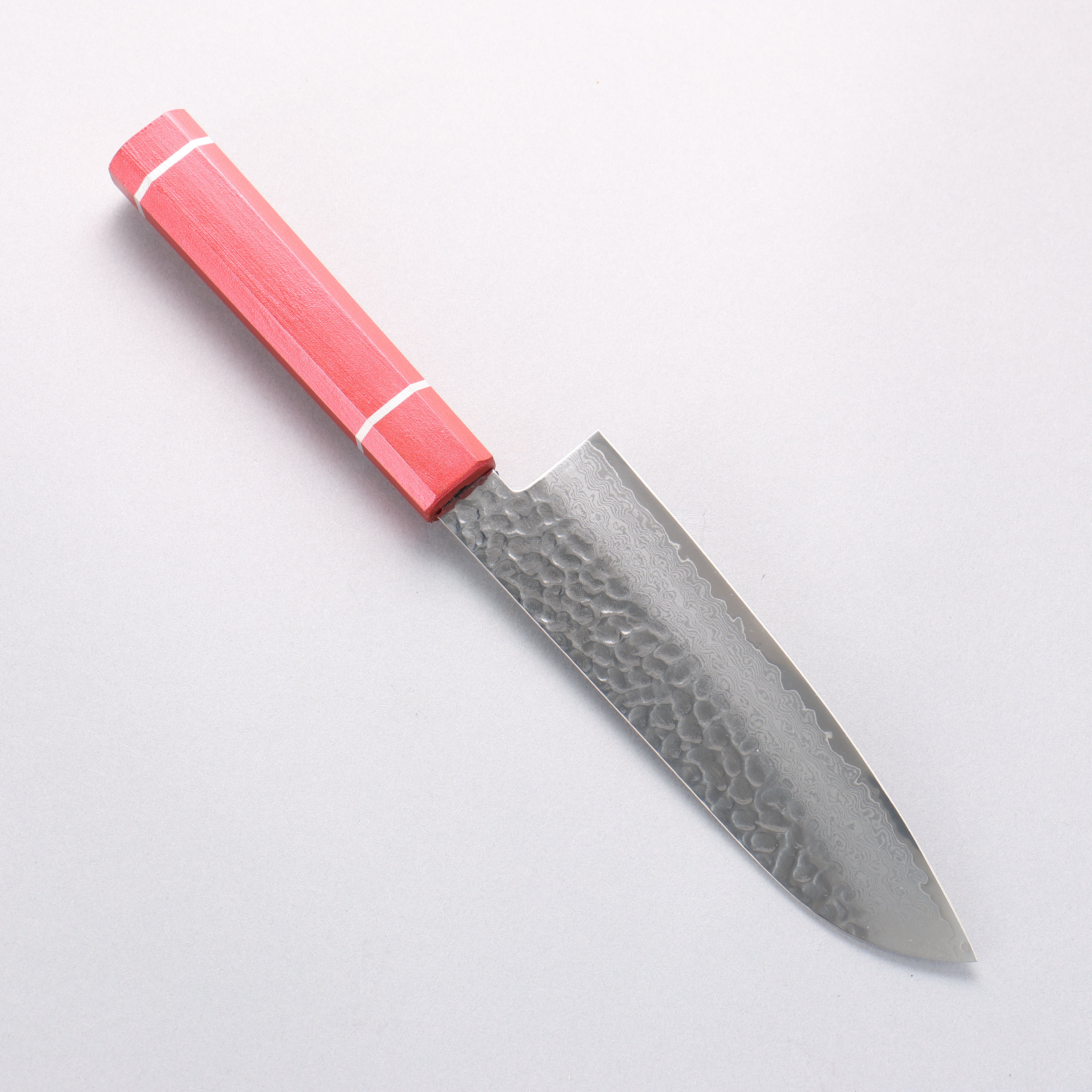 Sakai Takayuki VG10 33 Layer Damascus Santoku 170mm Live oak Lacquered (Kouseki) Handle - Seisuke Knife
