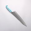 Yu Kurosaki Senko Ei SG2 Hammered Gyuto 240mm Turquoise Handle with Sheath - Seisuke Knife - Slide 2