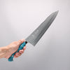 Yu Kurosaki Senko Ei SG2 Hammered Gyuto 270mm Turquoise Handle with Sheath - Seisuke Knife - Slide 4