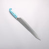 Yu Kurosaki Senko Ei SG2 Hammered Sujihiki 270mm Turquoise Handle with Sheath - Seisuke Knife - Slide 2