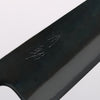 Seisuke Blue Super Black Finished Bunka 180mm Burnt Chestnut (ferrule: Cherry Wood) Handle - Seisuke Knife - Slide 3