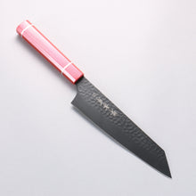  Sakai Takayuki Kurokage VG10 Hammered Teflon Coating Kengata Gyuto 190mm Live oak Lacquered (Kouseki) Handle - Seisuke Knife