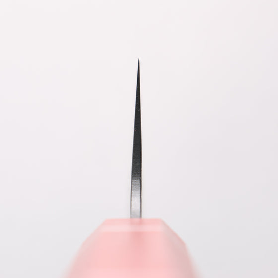 Sakai Takayuki Kurokage VG10 Hammered Teflon Coating Kengata Gyuto 190mm Live oak Lacquered (Kouseki) Handle - Seisuke Knife