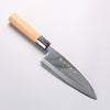 Sakai Takayuki Hakugin INOX Mirrored Finish Deba 180mm Yew tree Handle - Seisuke Knife - Slide 1