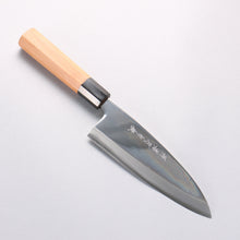  Sakai Takayuki Hakugin INOX Mirrored Finish Deba 180mm Yew tree Handle - Seisuke Knife