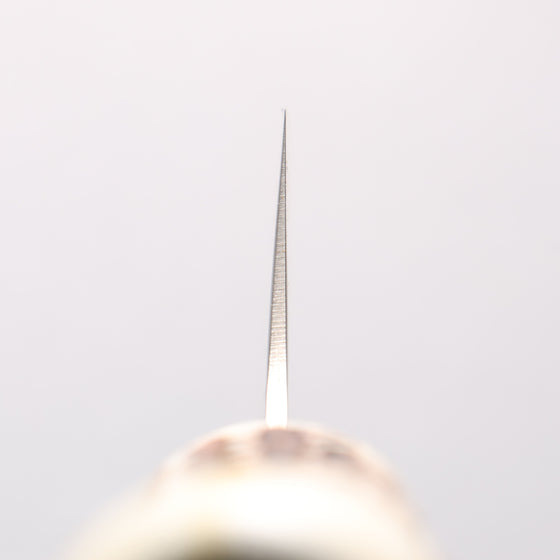 Sakai Takayuki VG10 33 Layer Damascus Kengata Santoku 160mm Cow Bone Handle with Sheath - Seisuke Knife