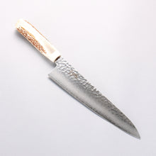  Sakai Takayuki VG10 33 Layer Damascus Gyuto 210mm Cow Bone Handle with Sheath - Seisuke Knife