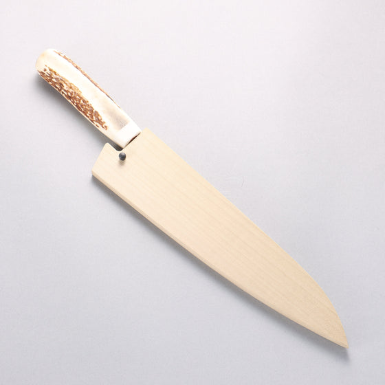 Sakai Takayuki VG10 33 Layer Damascus Gyuto 210mm Cow Bone Handle with Sheath - Seisuke Knife