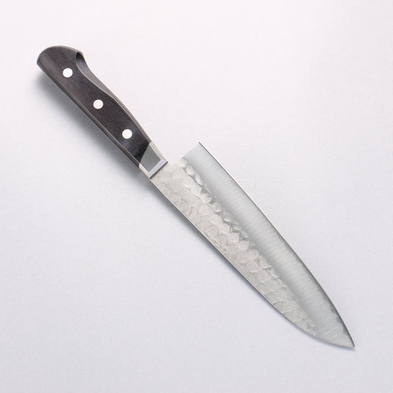 Sakai Takayuki Blue Steel Hammered 3 Layer Santoku 180mm - Seisuke Knife