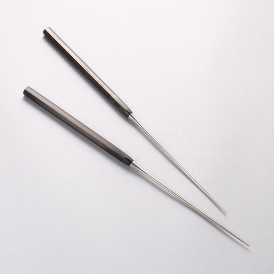 Moribashi Japanese Cooking Chopsticks with Ebony and Water Buffalo Horn Handle - Seisuke Knife