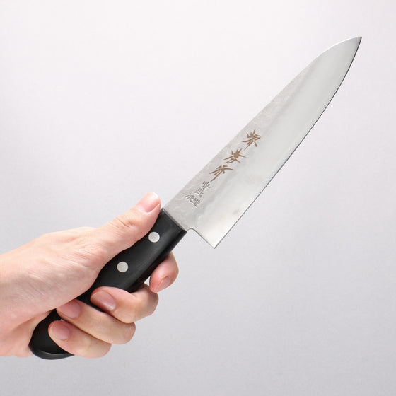 Sakai Takayuki Blue Steel Hammered 3 Layer Gyuto 180mm - Seisuke Knife