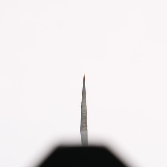 Shigeki Tanaka Habakiri SG2 Damascus Slicer 240mm Ebony Wood Handle - Seisuke Knife