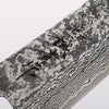 Shigeki Tanaka Habakiri SG2 Damascus Gyuto 180mm Ebony Wood Handle - Seisuke Knife - Slide 3