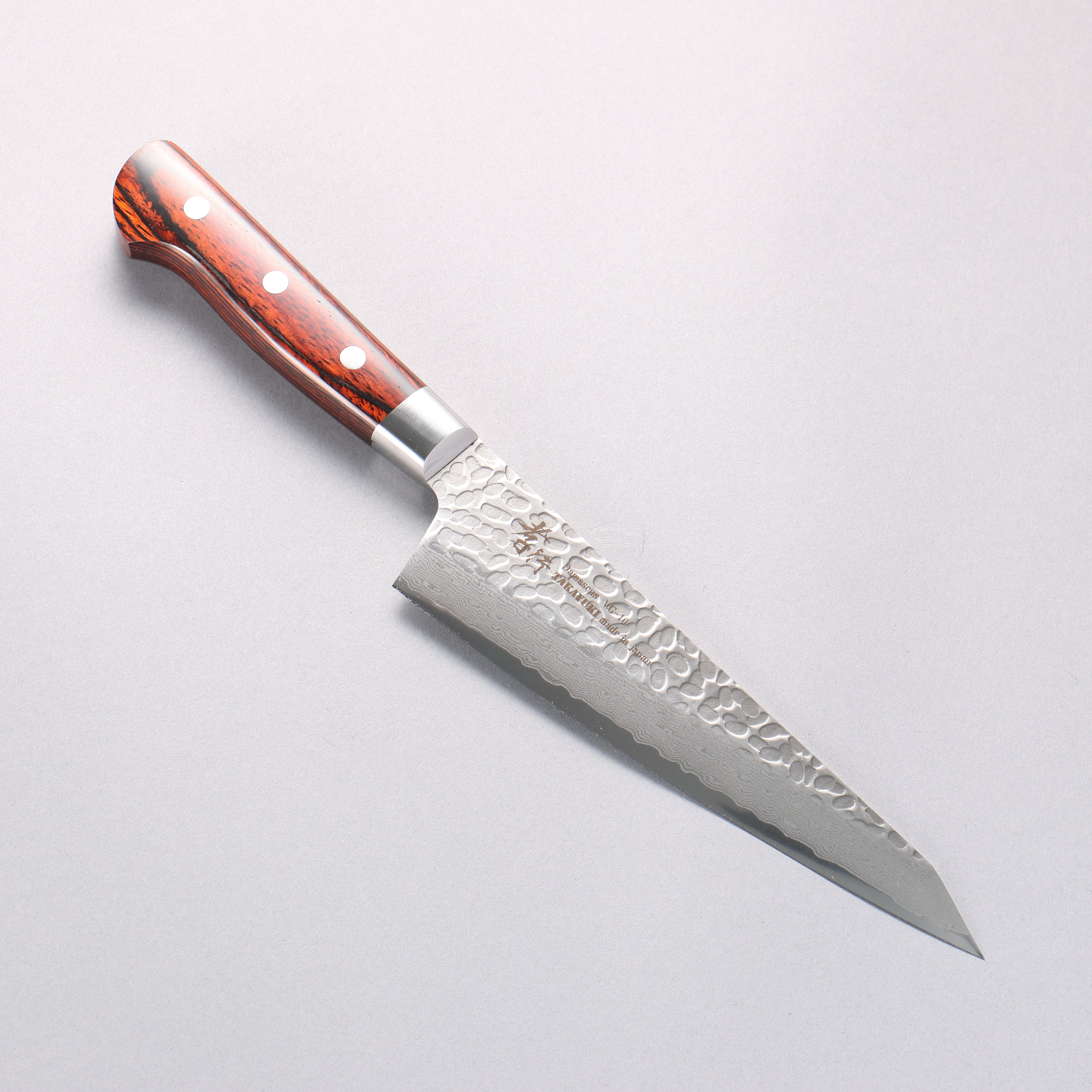 Sakai Takayuki VG10 33 Layer Damascus Sabaki 180mm Mahogany Pakka wood Handle - Seisuke Knife