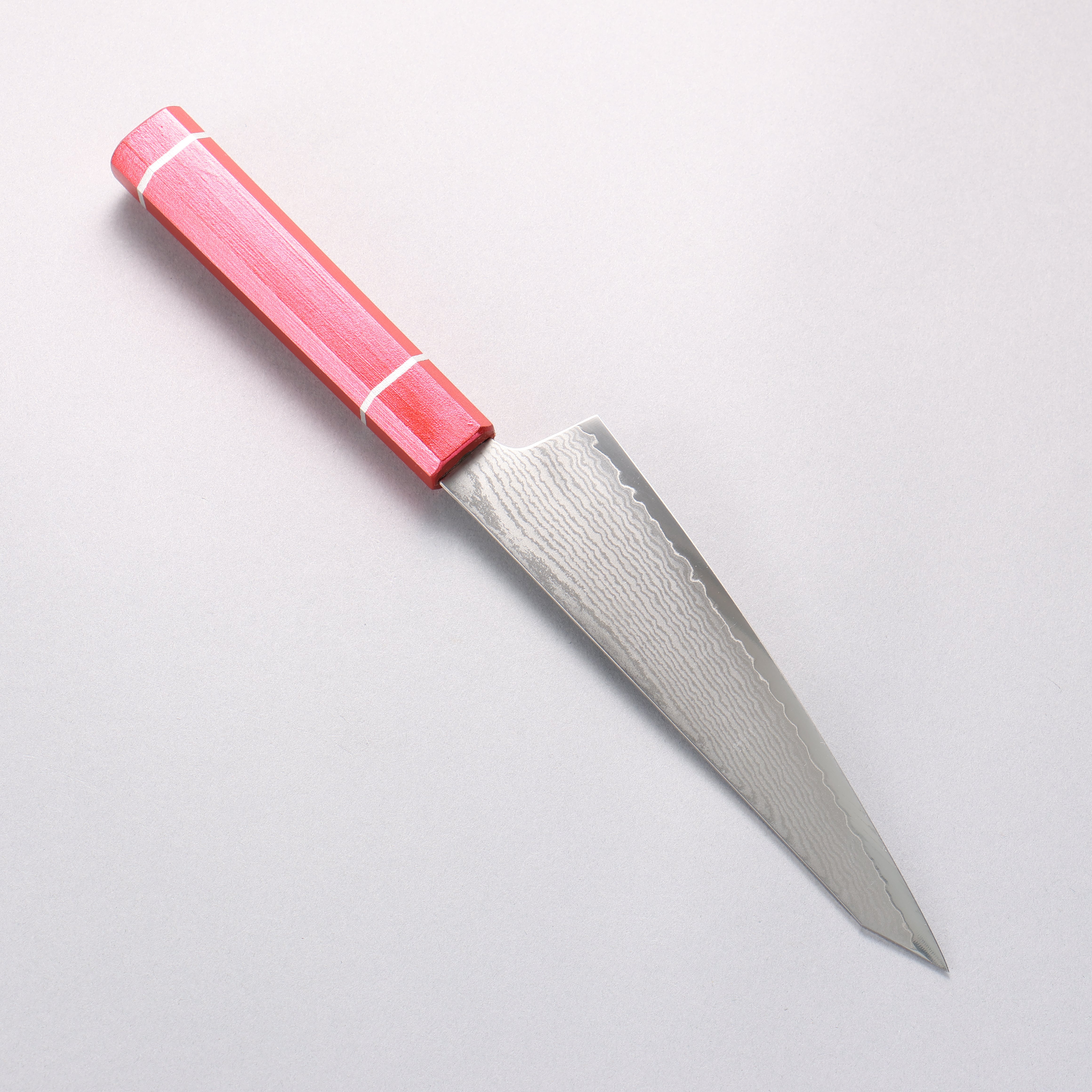 Sakai Takayuki VG10 33 Layer Damascus Sabaki 180mm Live oak Lacquered (Kouseki) Handle - Seisuke Knife