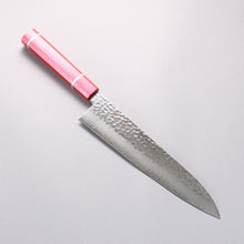  Sakai Takayuki VG10 33 Layer Damascus Gyuto 240mm Live oak Lacquered (Kouseki) Handle - Seisuke Knife