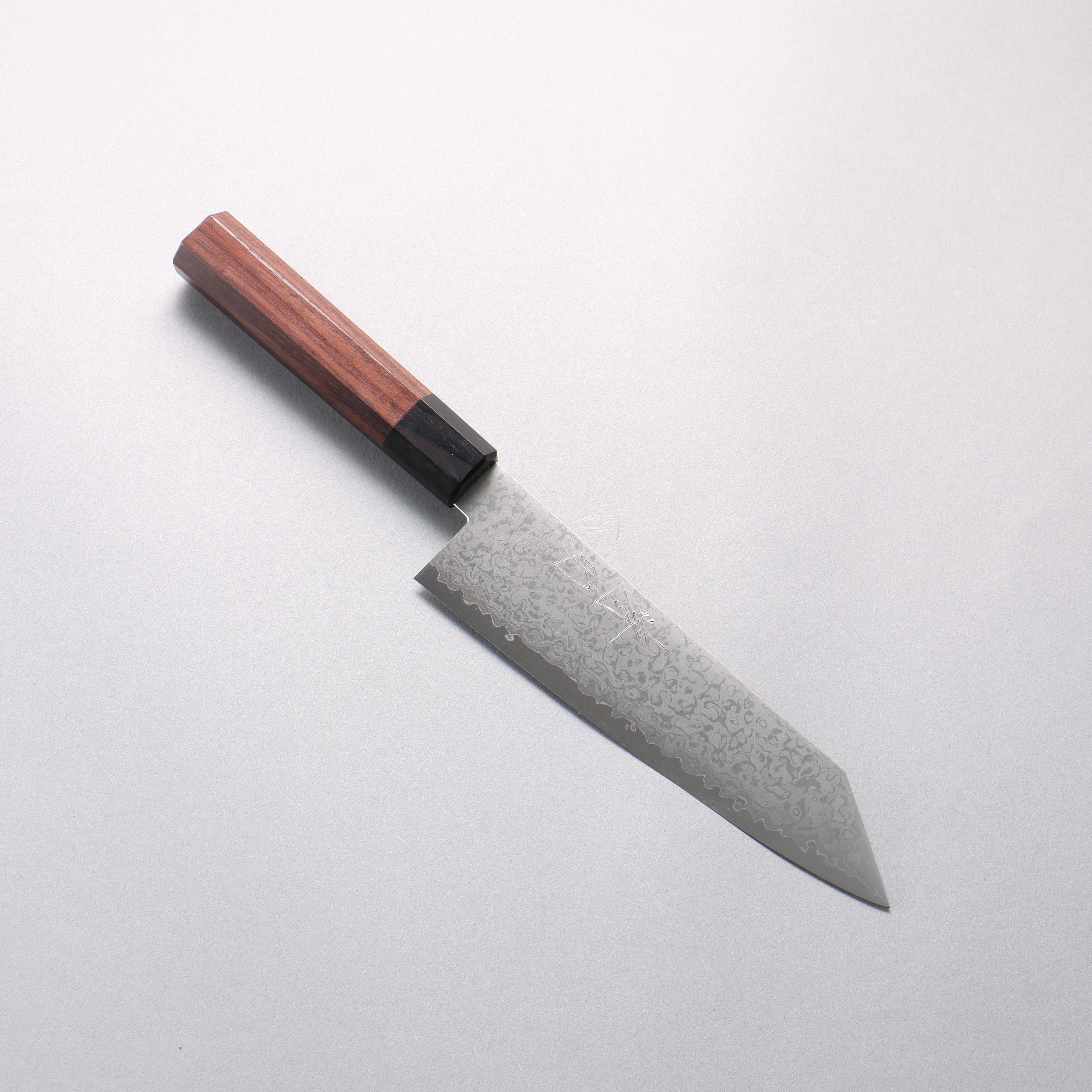 Seisuke VG10 8 Layer Damascus Kiritsuke Santoku 180mm Shitan Handle - Seisuke Knife