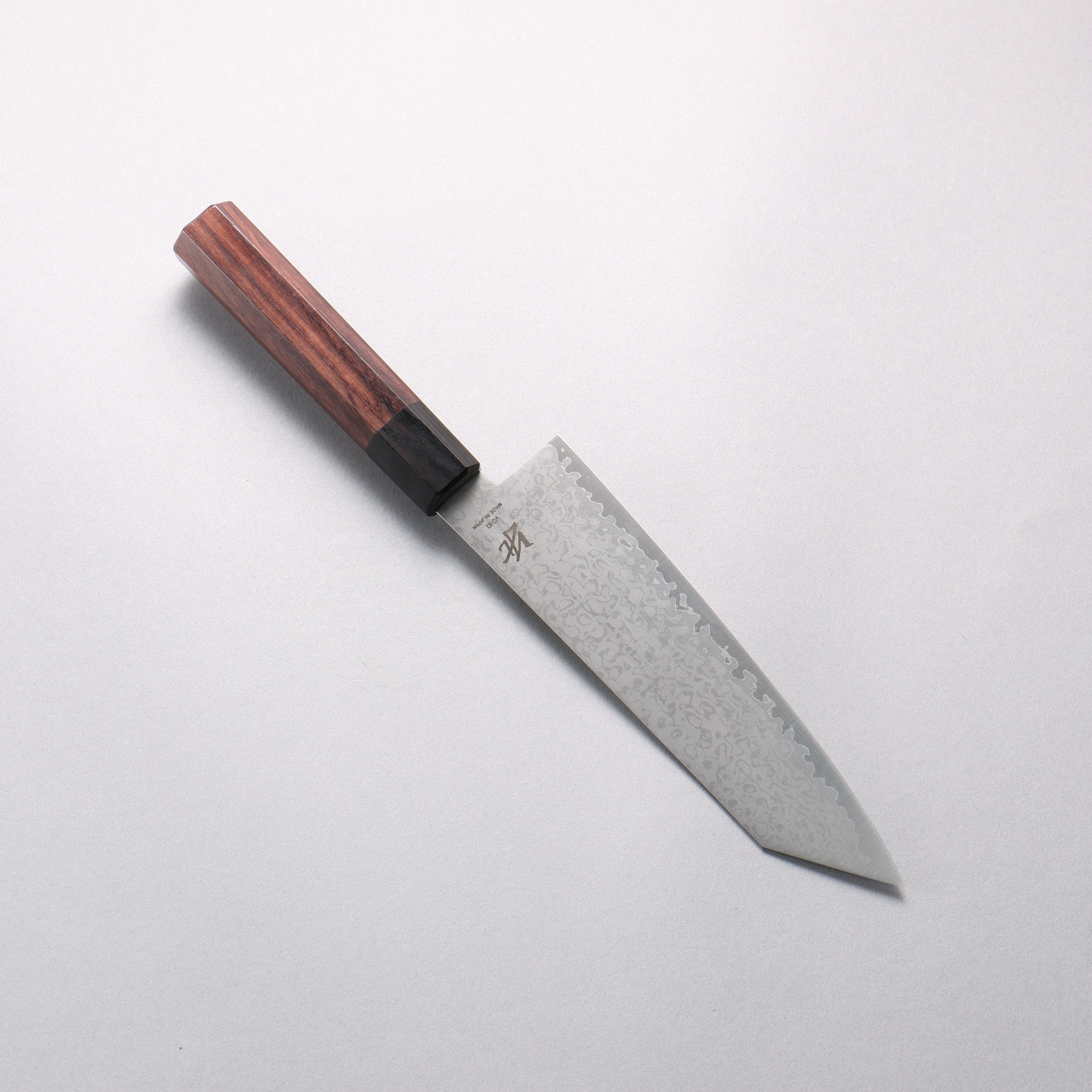 Seisuke VG10 8 Layer Damascus Kiritsuke Santoku 180mm Shitan Handle - Seisuke Knife