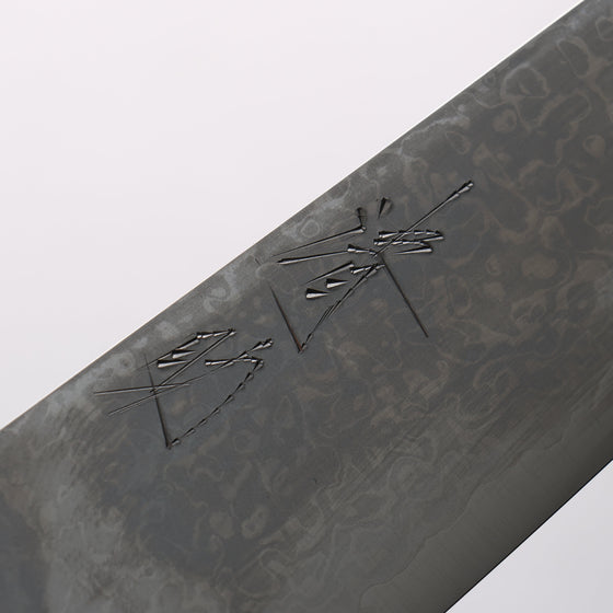 Seisuke VG10 8 Layer Damascus Kiritsuke Santoku 180mm Rosewood (Ferrule: Black Pakka Wood) Handle - Seisuke Knife