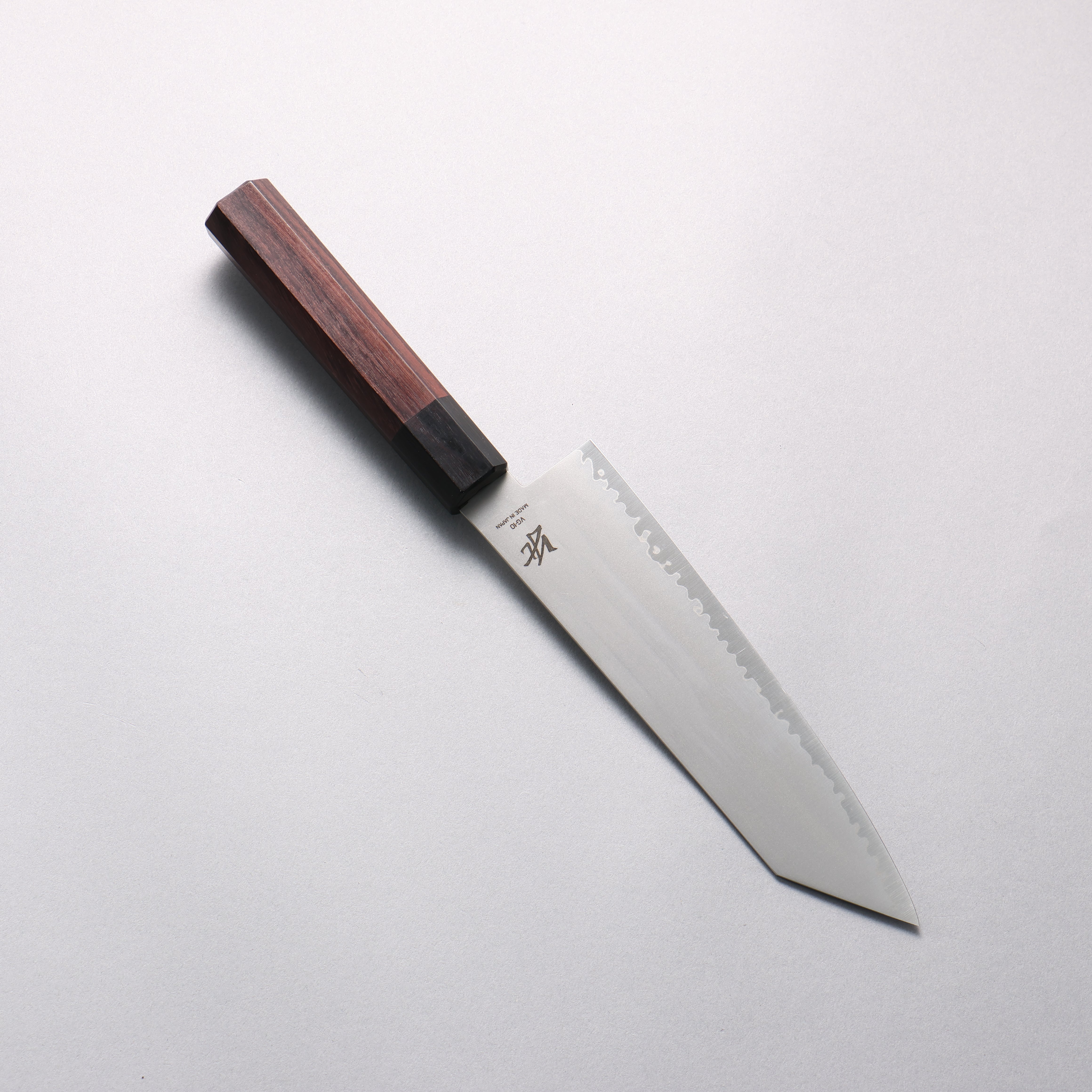 Seisuke VG10 Kiritsuke Santoku 180mm Shitan Handle - Seisuke Knife