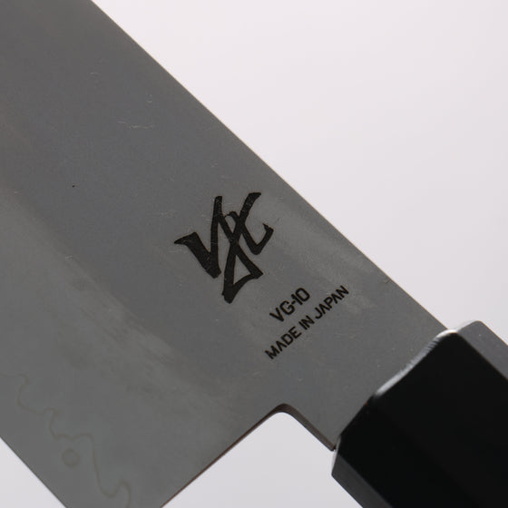 Seisuke VG10 Kiritsuke Santoku 180mm Rosewood (Ferrule: Black Pakka Wood) Handle - Seisuke Knife