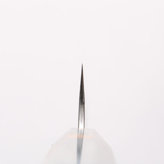 Yu Kurosaki Fujin V-Toku2 Hammered Black Finished Petty-Utility 120mm Stabilized wood (With Acrylic Ring) Handle - Seisuke Knife
