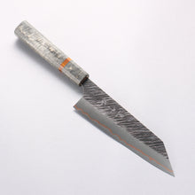  Yu Kurosaki Fujin V-Toku2 Hammered Black Finished Bunka 170mm Stabilized wood (With Acrylic Ring) Handle - Seisuke Knife