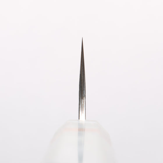 Yu Kurosaki Fujin V-Toku2 Hammered Black Finished Santoku 170mm Stabilized wood (With Acrylic Ring) Handle - Seisuke Knife