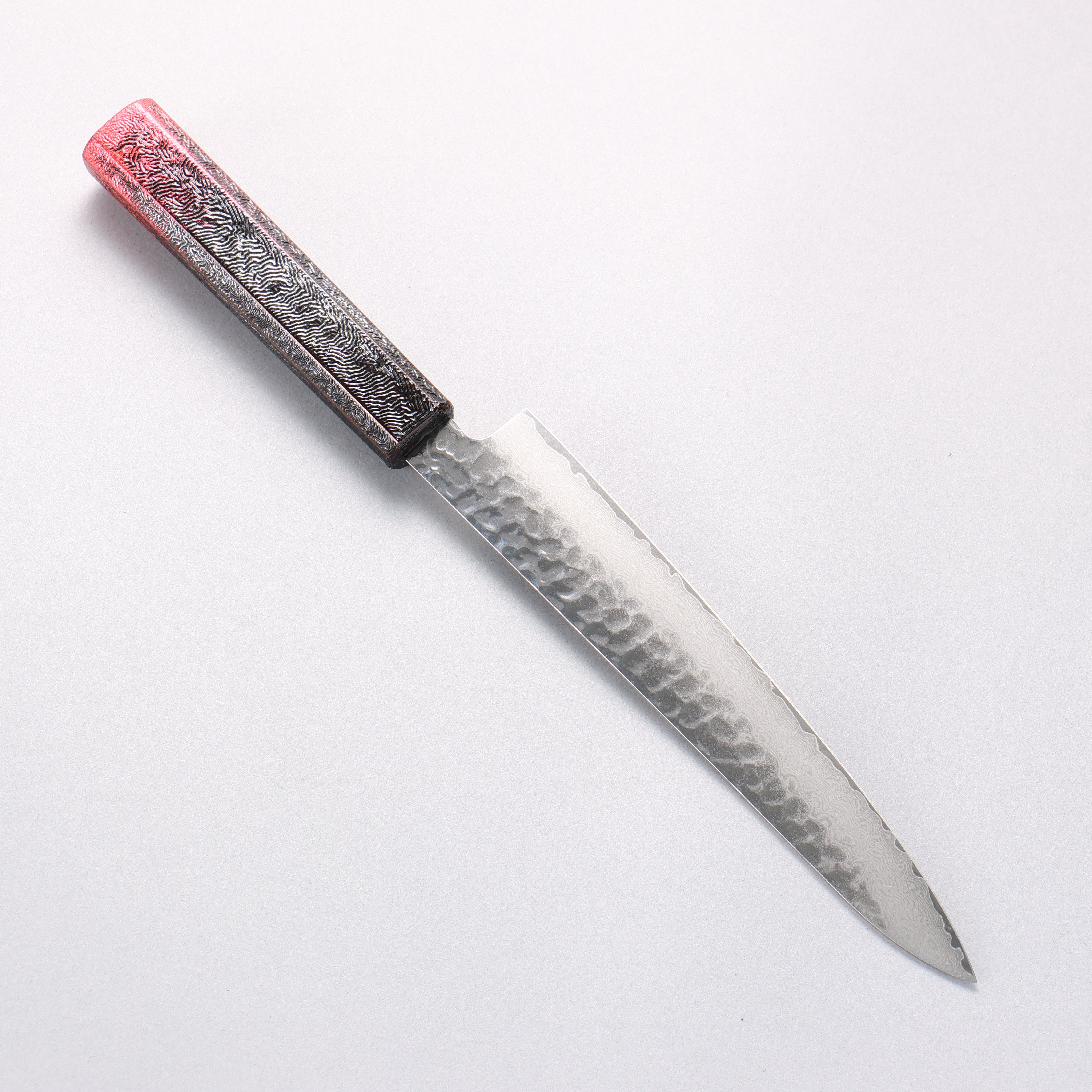 Sakai Takayuki Rinnou VG10 33 Layer Damascus Petty-Utility 180mm Red Lacquered Handle - Seisuke Knife