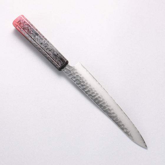 Sakai Takayuki Rinnou VG10 33 Layer Damascus Petty-Utility180mm Red Lacquered Handle - Seisuke Knife