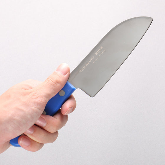 Sakai Takayuki Molybdenum Kitchen Knife for Kids (Blue) - Seisuke Knife