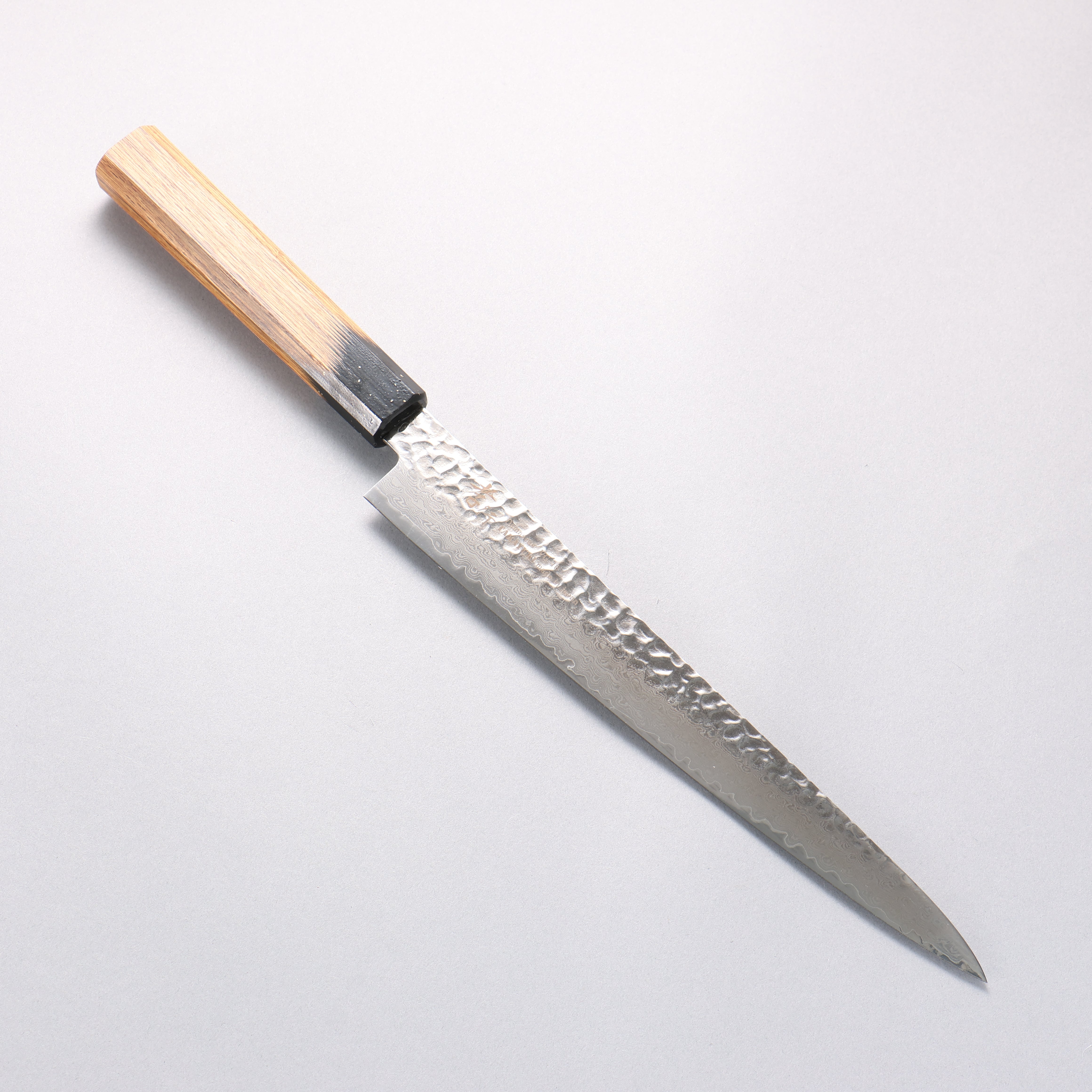 Sakai Takayuki VG10 33 Layer Damascus Sujihiki 240mm Kokushin Lacquered Oak Handle - Seisuke Knife