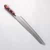 Sakai Takayuki VG10 33 Layer Damascus Kengata Yanagiba 270mm Mahogany Pakka wood Handle - Seisuke Knife - Slide 2