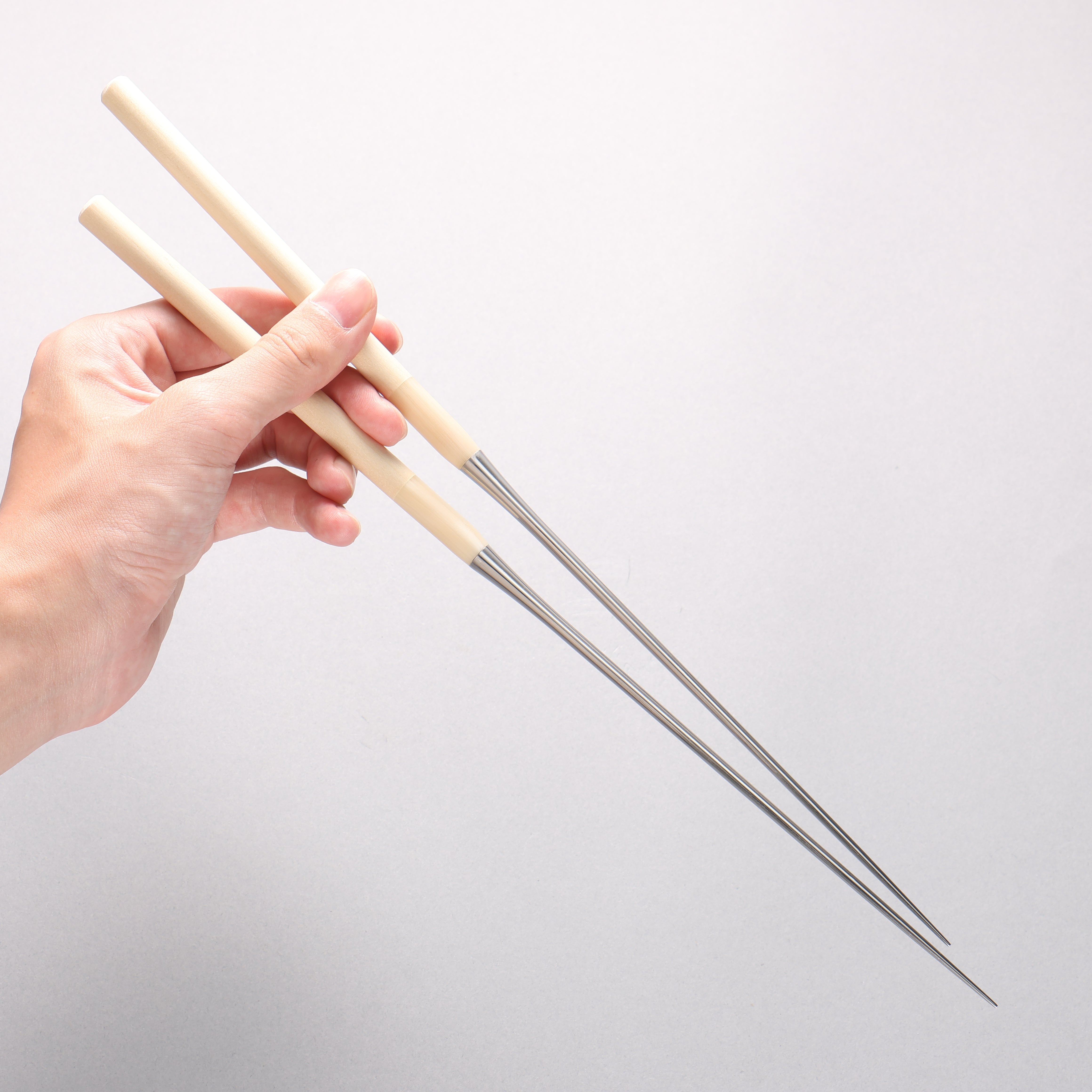 Moribashi Japanese Cooking Chopstick with Magnolia & Water Buffalo Horn Handle - Seisuke Knife