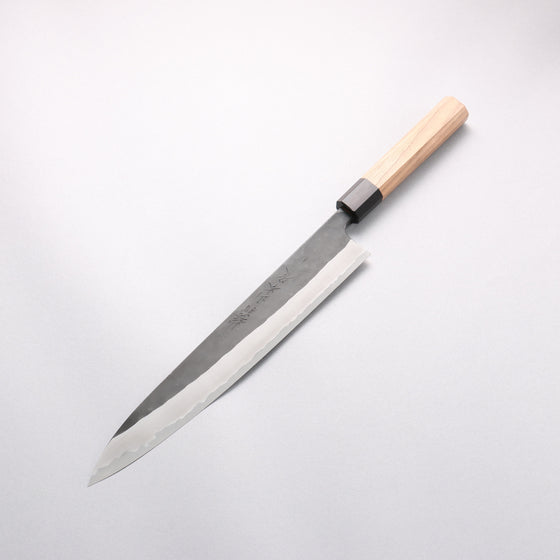 Nao Yamamoto White Steel No.2 Black Finished Sujihiki 270mm Walnut Handle - Seisuke Knife
