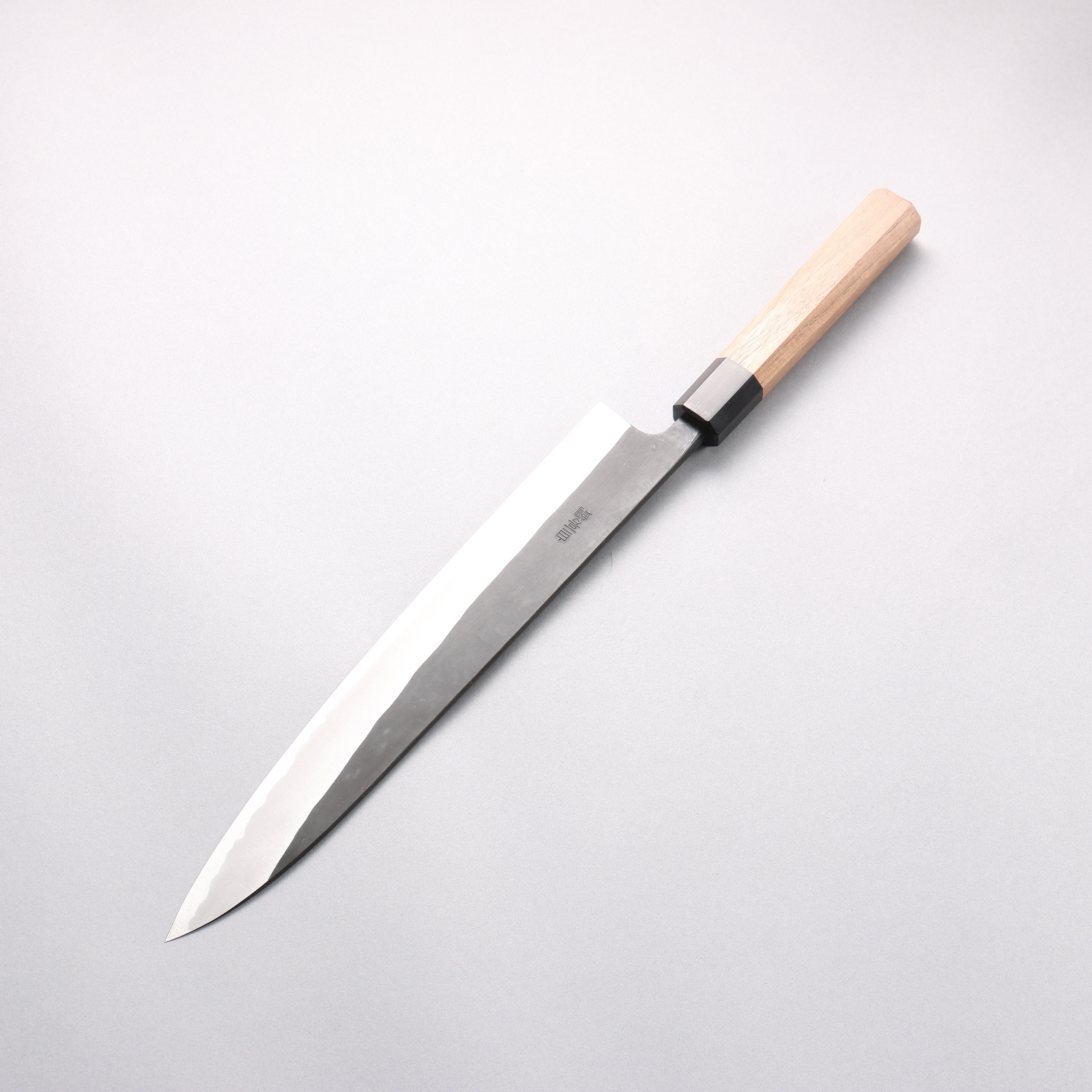 Nao Yamamoto White Steel No.2 Black Finished Sujihiki 270mm Walnut Handle - Seisuke Knife