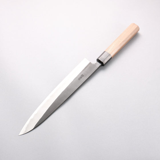 Nao Yamamoto White Steel No.2 Black Finished Sujihiki 240mm Walnut Handle - Seisuke Knife